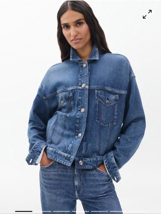 rag & bone Jackets & Blazers - rag & bone Blue Washed Denim Jacket